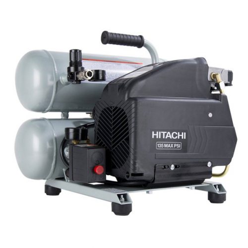 Máy nén khí 2 ngăn di động Hitachi 4 gallon